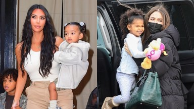 Kim Kardashian, Chicago West, True Thompson