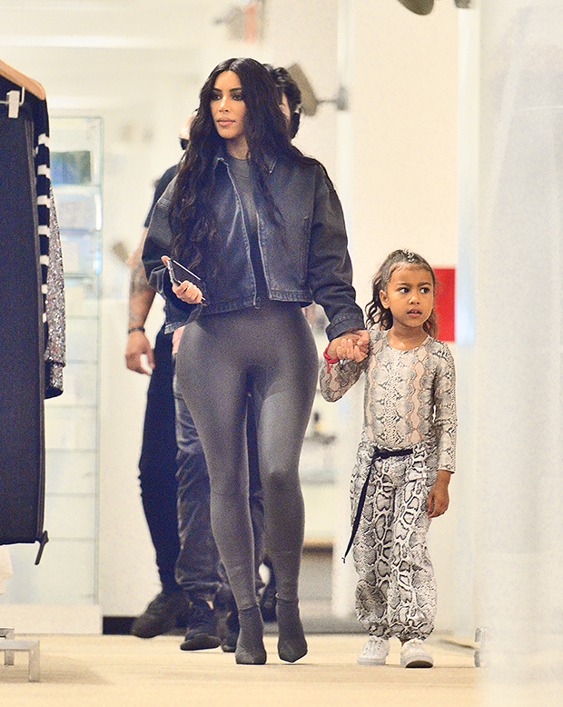 Kim Kardashiann, North West 