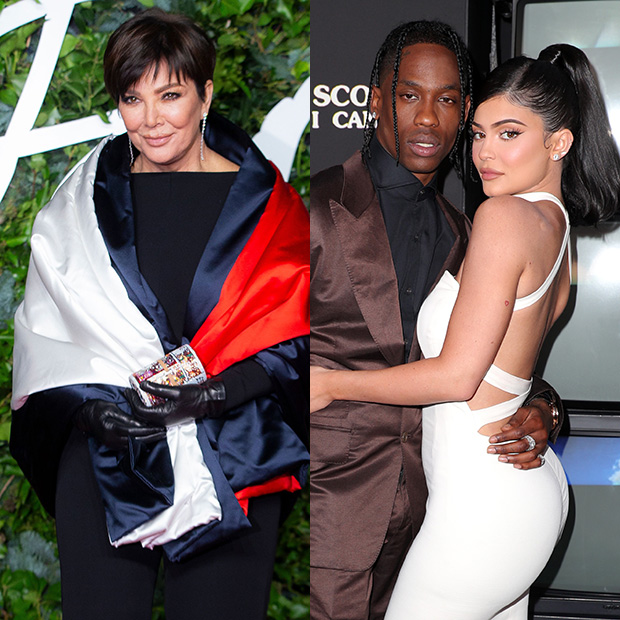 Kris Jenner, Travis Scott, Kylie Jenner