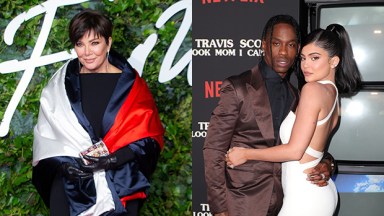 Kris Jenner, Travis Scott, Kylie Jenner