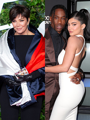Kris Jenner, Travis Scott, Kylie Jenner