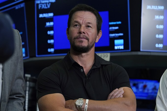 Mark Wahlberg at NY Stock Exchange