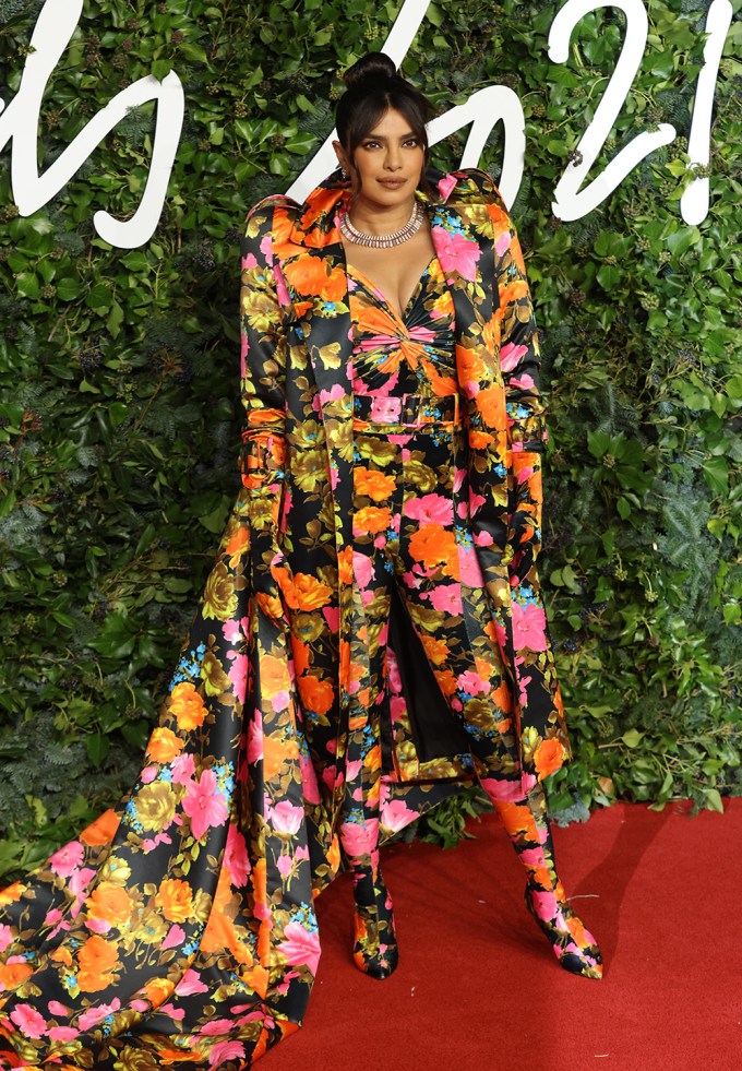 Priyanka Chopra At The 2021 Fashion Awards