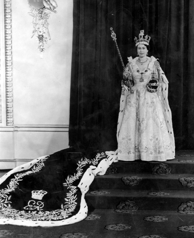 Queen Elizabeth II at Her Coronation in 1953