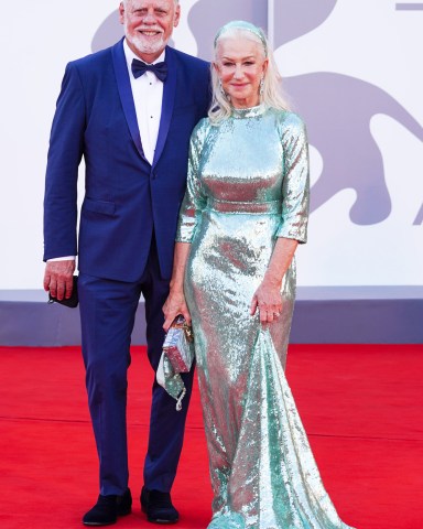 Taylor Hackford and Helen Mirren
'Parallel Mothers' premiere and Opening Ceremony, 78th Venice International Film Festival, Italy - 01 Sep 2021