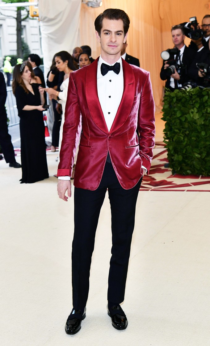 Andrew Garfield at the 2018 MET Gala