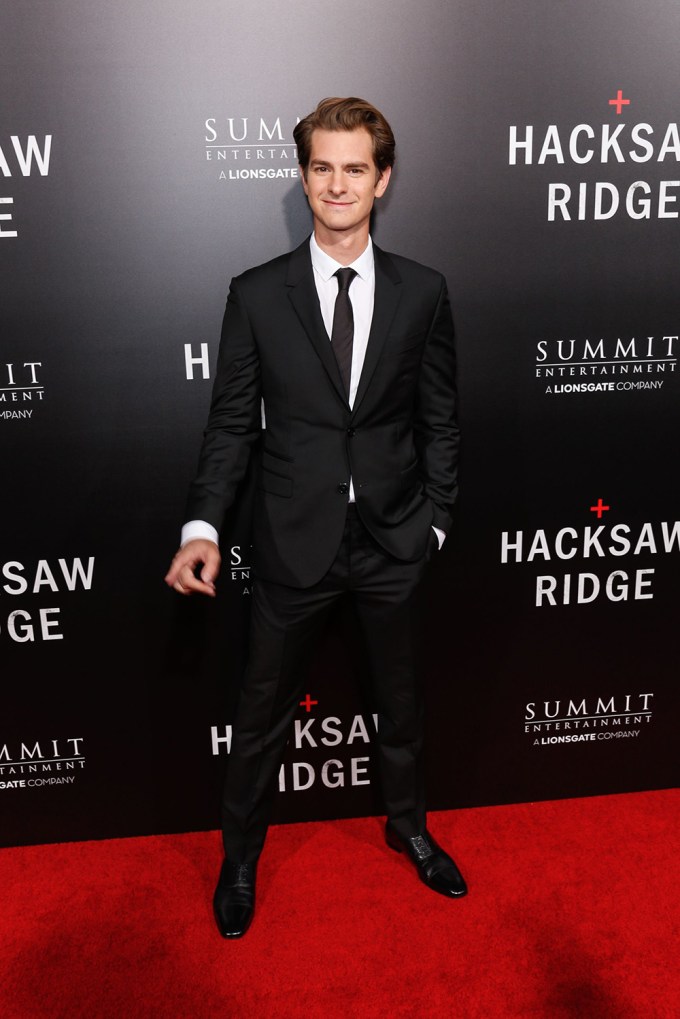 Andrew Garfield at a screening for ‘Hacksaw Ridge’