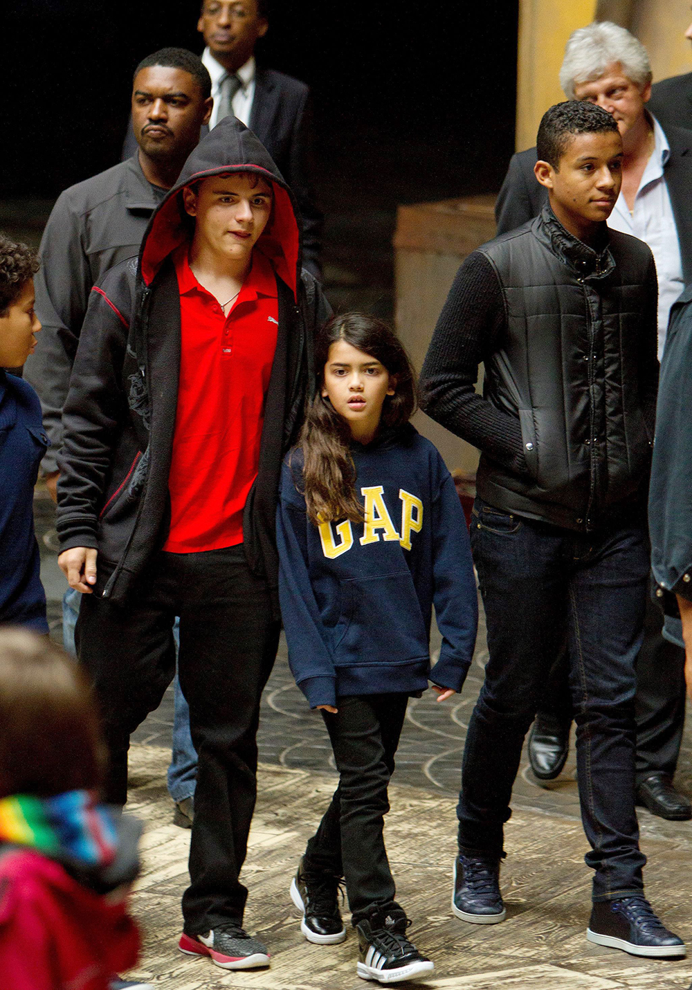 Michael Jackson's children visit Phantasialand, Bruehl, Germany - 06 Oct 2011