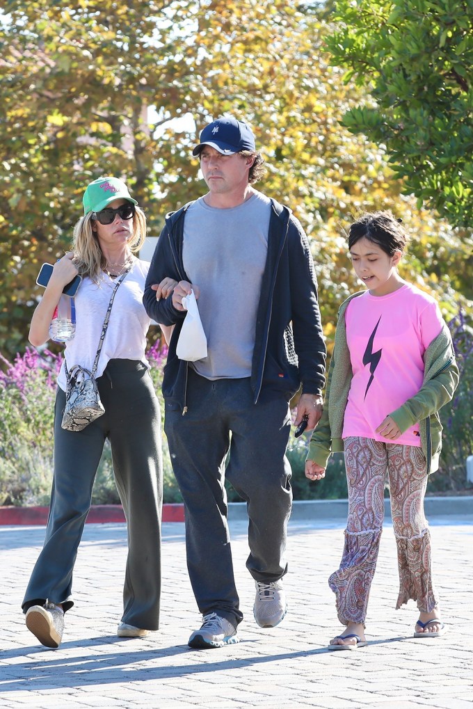 Denise Richards & Family in Malibu in 2022