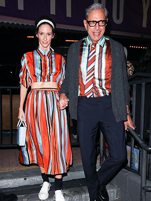 Jeff Goldblum & his wife
