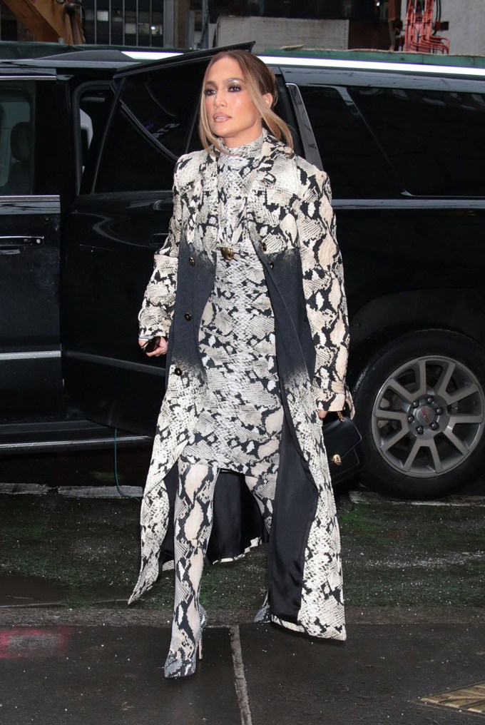 Jennifer Lopez At NBC Studios