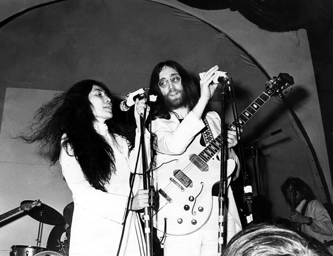 John Lennon & Yoko Ono Perform for UNICEF