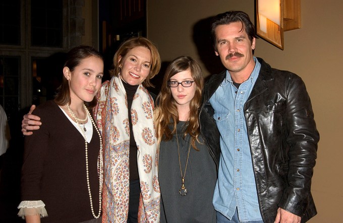 Josh Brolin & Family In 2007