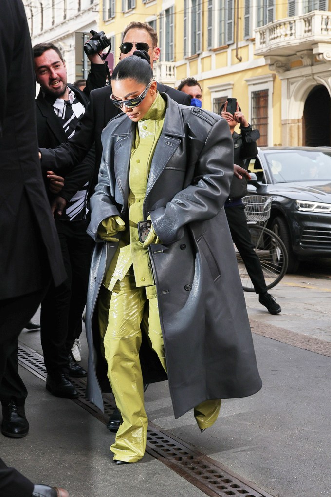 Kim Kardashian at a Prada show