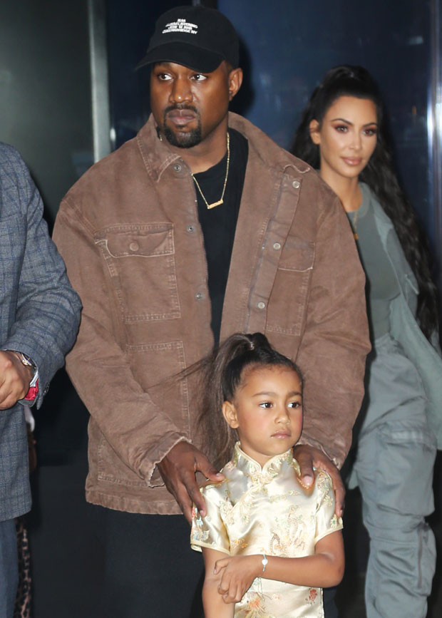 Kim Kardashian, Kanye West, North West