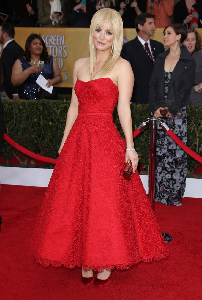 Kaley Cuoco at the 2013 SAG Awards