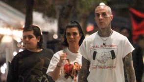 Mason Disick, Kourtney Kardashian, Travis Barker