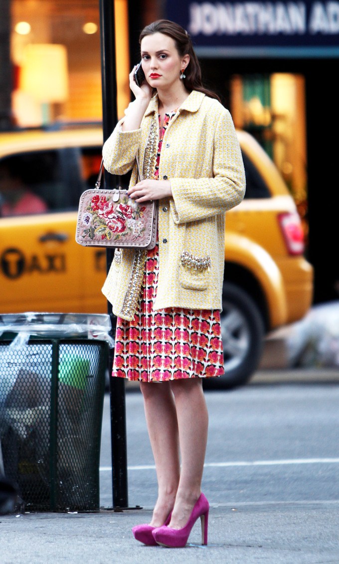 Leighton Meester In Floral