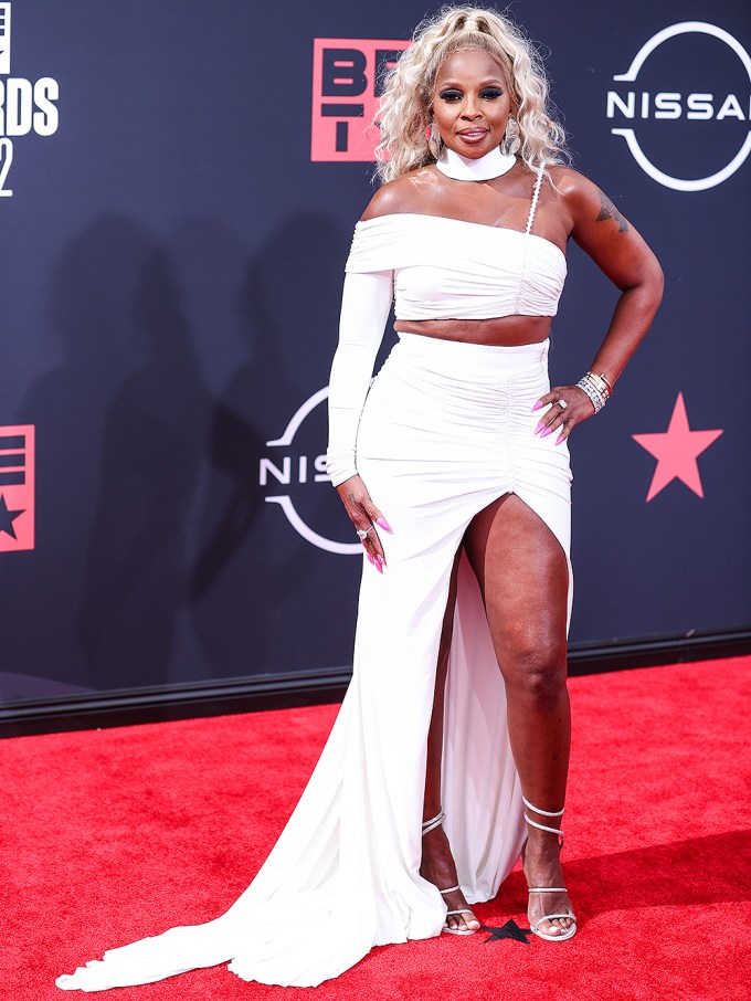 Mary J. Blige at the 2022 BET Awards