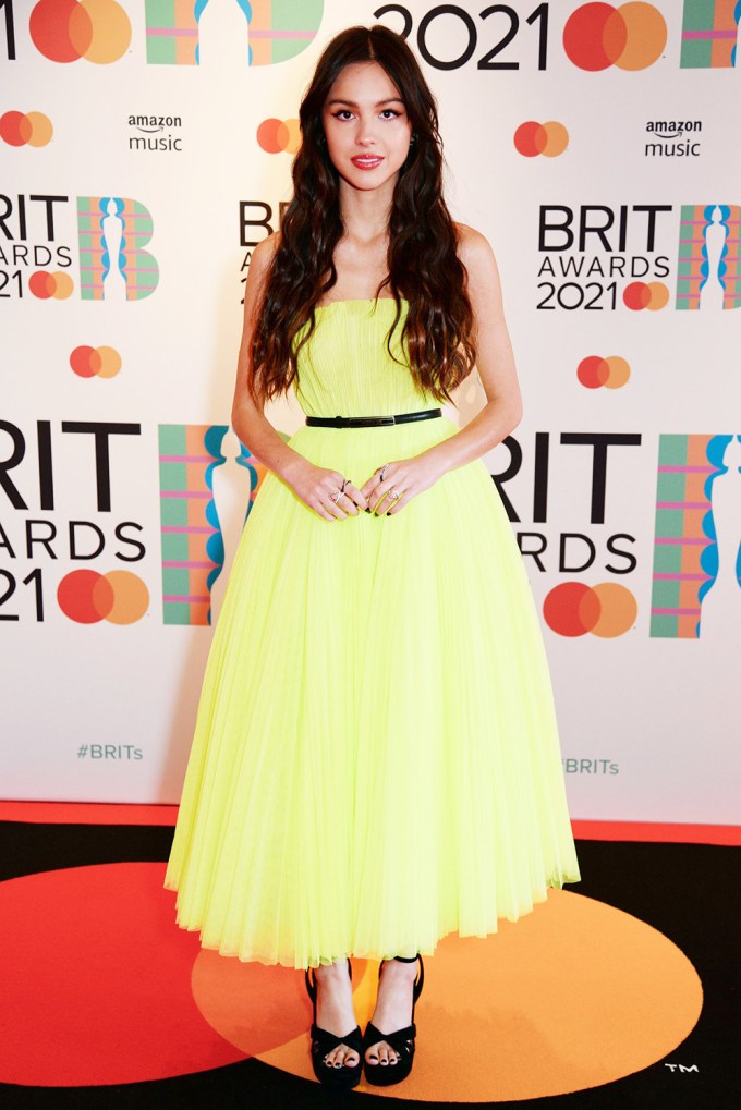 Olivia Rodrigo at the 2021 BRIT Awards