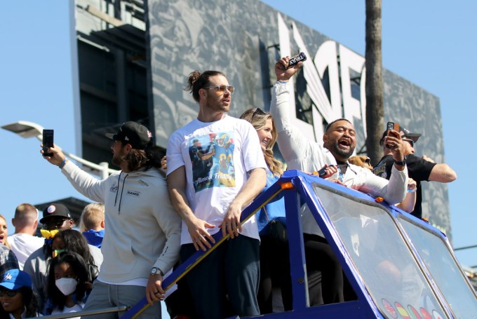 Los Angeles Rams Super Bowl Victory Parade, Los Angeles Coliseum’s Olympic Plaza, California, USA – 16 Feb 2022