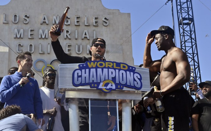 Rams Parade, Los Angeles, California, United States – 16 Feb 2022