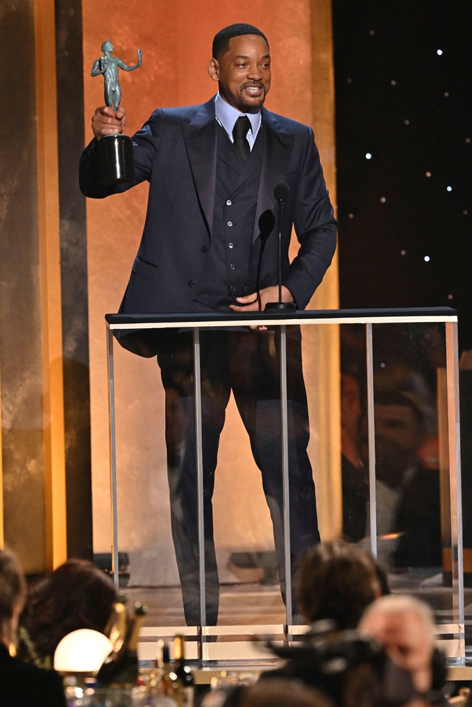 Will Smith Wins SAG Award