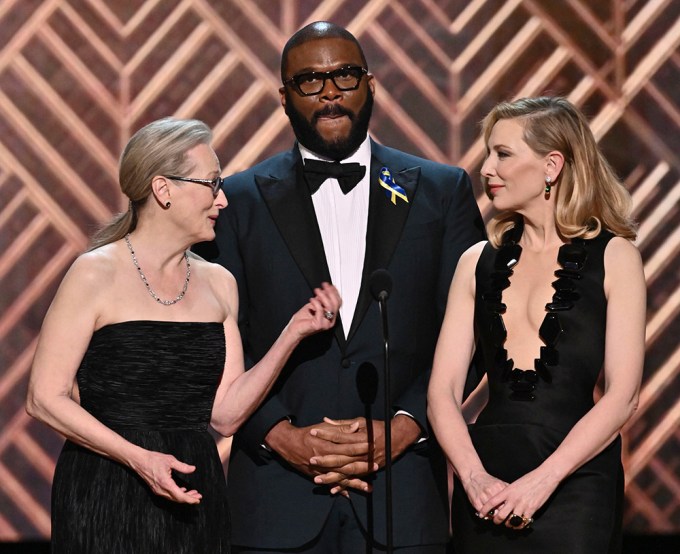 Meryl Streep, Tyler Perry and Cate Blanchett