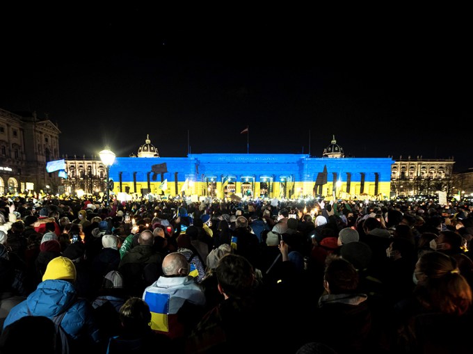 Ukraine Support In Vienna, Austria