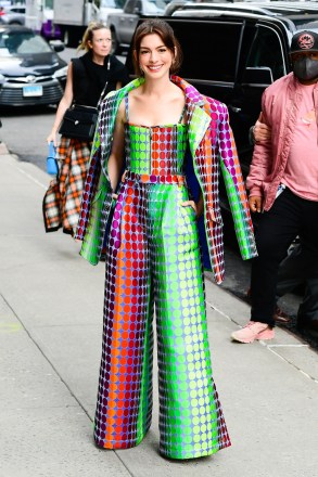 Anne Hathaway
'The Late Show with Stephen Colbert' TV show, New York, USA - 15 Mar 2022