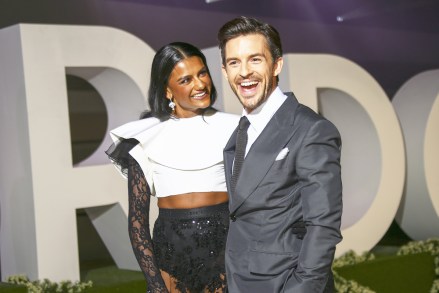 Simone Ashley, left, and Jonathan Bailey pose for photographers upon arrival at the World premiere of season 2 of the television series 'Bridgerton' in London
Bafta Film Awards 2022 Awards Dinner, London, United Kingdom - 22 Mar 2022