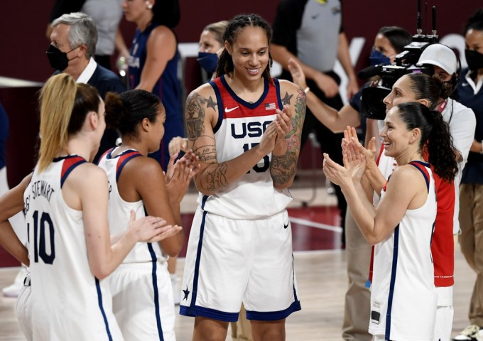 Brittney Griner Plays In The Tokyo Olympics