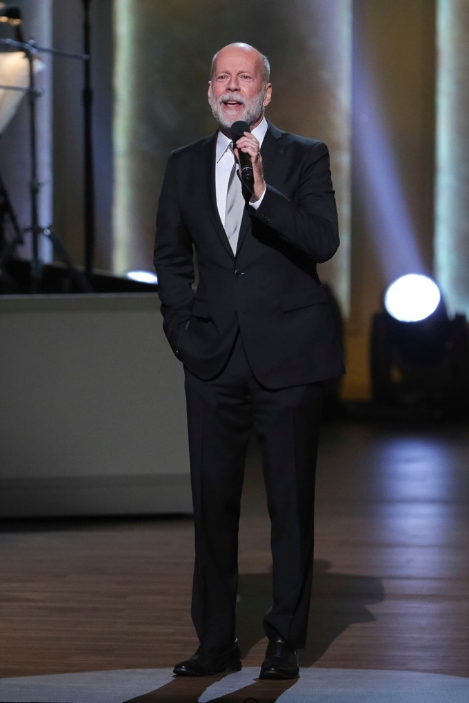 Bruce Willis at the Gershwin Prize Tribute Concert