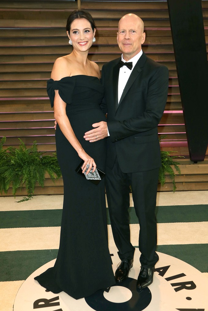 Bruce Willis at a 2014 Oscars Party