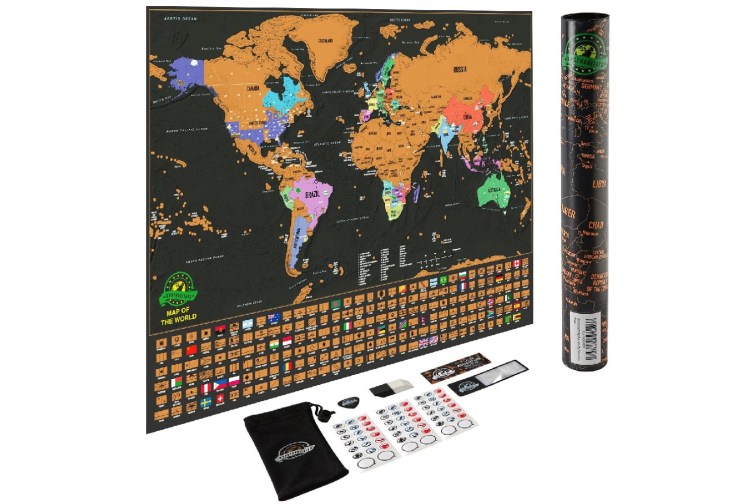 scratch off world map poster reviews