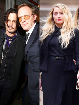 Johnny Depp Paul Bettany Amber Heard