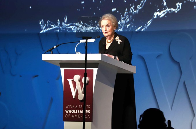 Madeleine Albright At A Book Signing