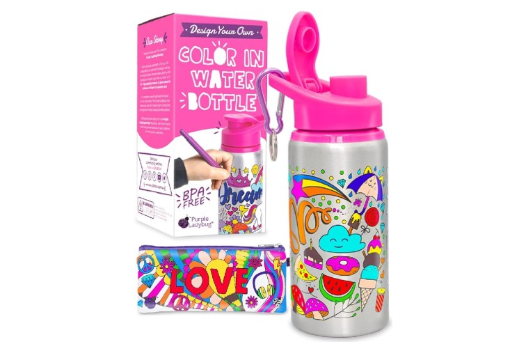 color your own water bottle reviews