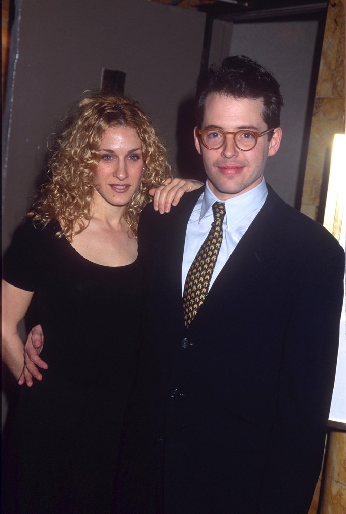 MATTHEW BRODERICK AND SARAH JESSICA PARKER AT A PARTY IN NEW YORK, AMERICA – 1995