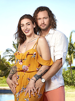 TEMPTATION ISLAND -- Season:4 -- Pictured: (l-r) Ash Lamiroult, Hania Stocker -- (Photo by: Patrick Ecclesine/USA Network)