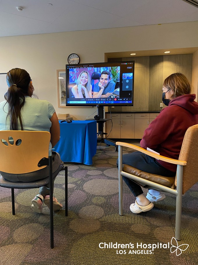 Wilmer Valderrama and fiancé Amanda Pacheco hosted a virtual parent’s night in support of Children’s Hospital Los Angeles