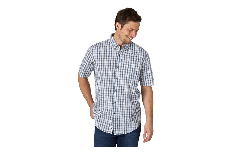 mens short sleeve collard button down shirt reviews