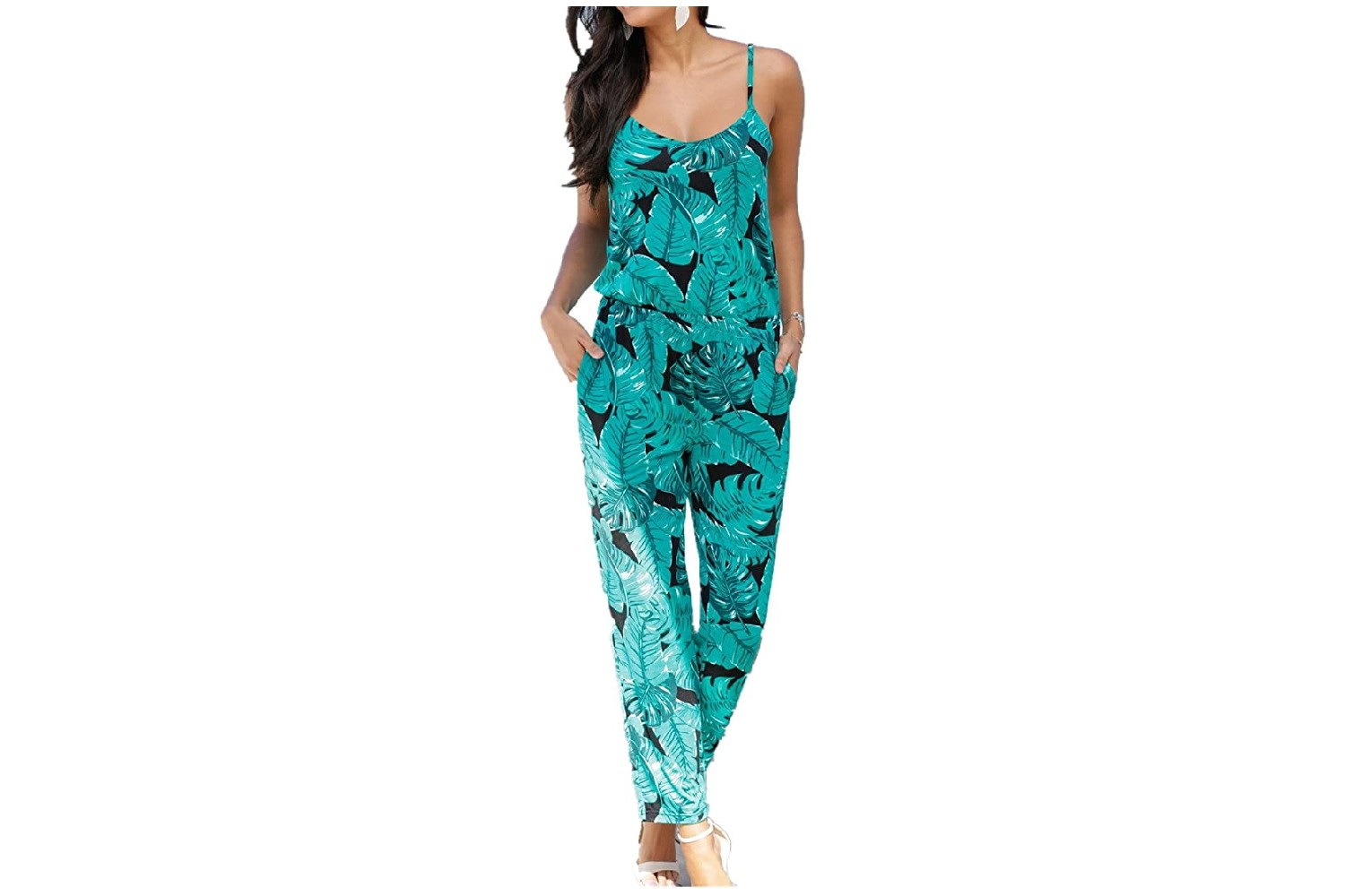 womens tropical jumpsuit reviews