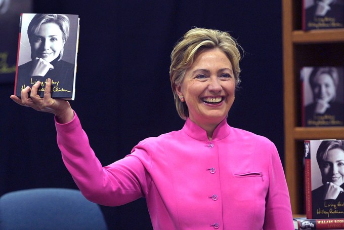 Hillary Clinton at a Book Signing