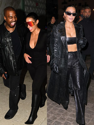 Kanye West, Chaney Jones, Kim Kardashian