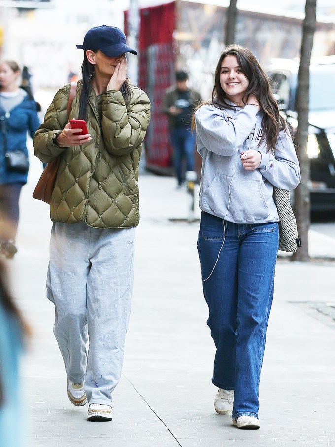 Katie Holmes & Suri Cruise In NYC