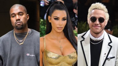 Kanye West, Kim Kardashian, Pete Davidson