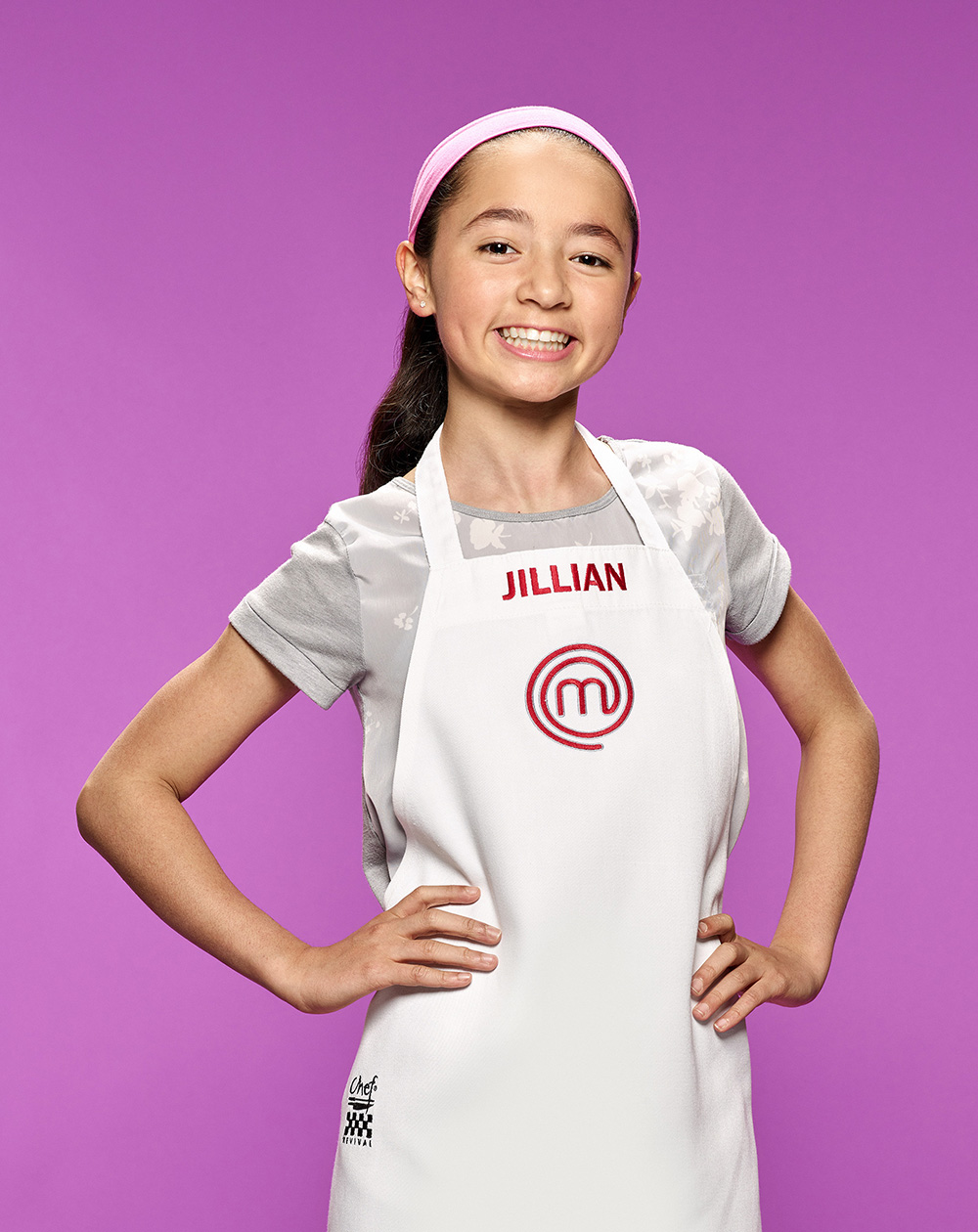 MASTERCHEF JUNIOR: Jillian. Hometown, Yonkers, NY.  © 2022 FOX Media LLC. CR: Michael Becker / FOX.