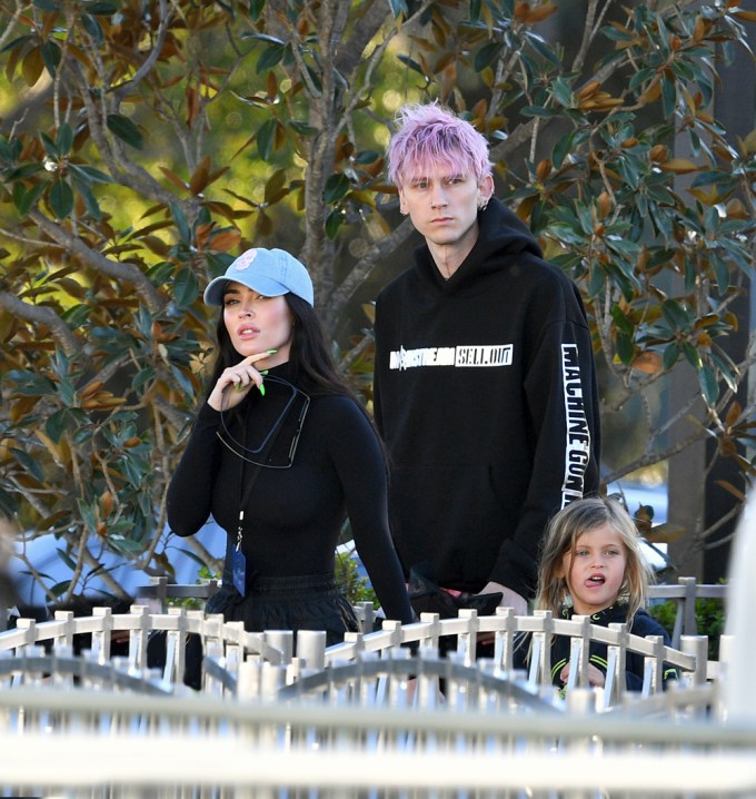 Machine Gun Kelly and Megan Fox Do Universal Studios