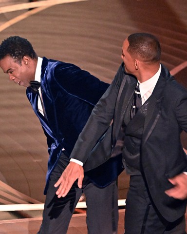 Chris Rock and Will Smith
94th Annual Academy Awards, Show, Los Angeles, USA - 27 Mar 2022